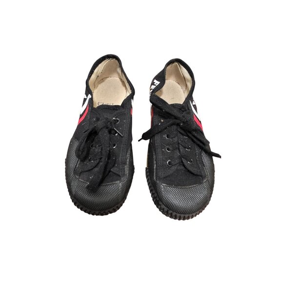 Feiyue Kids Black Canvas Rubber Sole Durable Unisex Size 33 - Picture 1 of 9